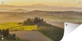 Schuttingposter Toscane - Heuvels - Landschap - 200x100 cm - Tuindoek