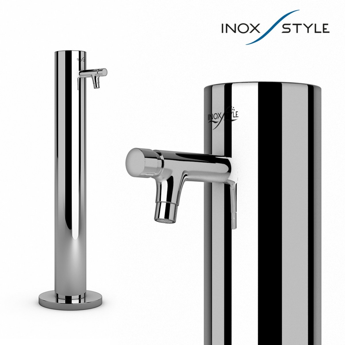 RVS Zuil Niagara Cylinder