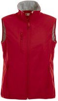 Clique Basic Softshell Vest Ladies 020916 - Vrouwen - Rood - XXL