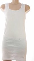 HL-tricot dames hemd kartelrand - 54 - Wit