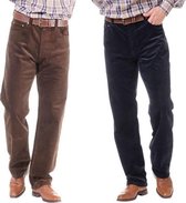 Corduroy broek met 5 zakken marineblauw maat 58