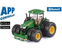 John Deere 7290R met dubbele banden met Bluetooth app control 1:32