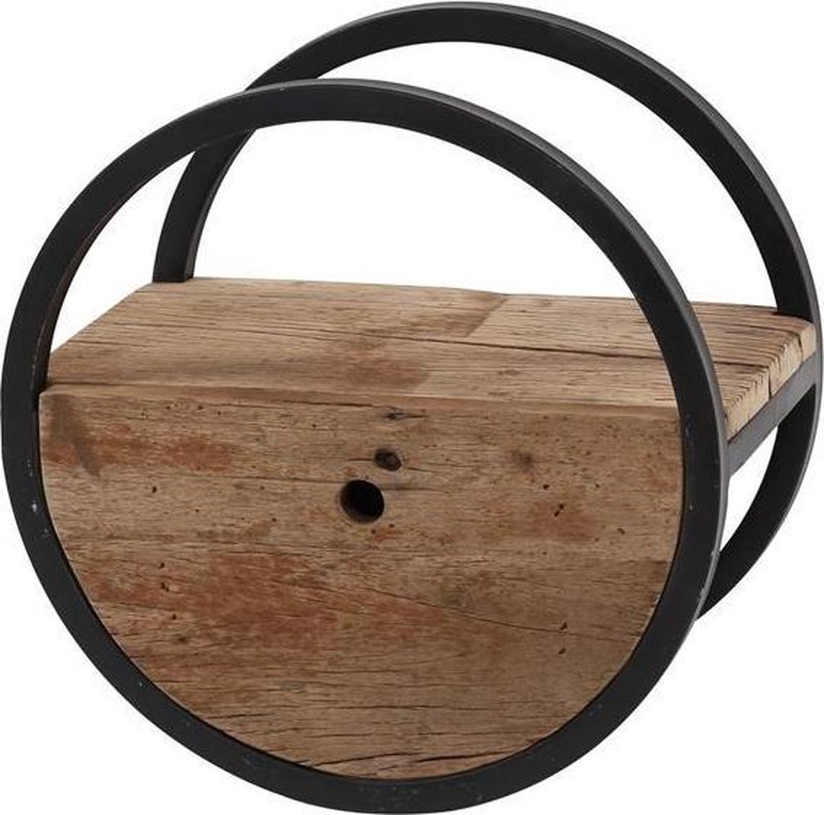 Dimehouse DH Interior Wandplank Liv 40 x 25 x 40 cm - Hout - Hardhout - Industrieel - 40 x 25 x 40 cm