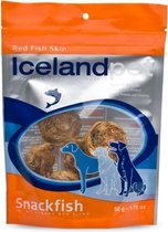 RelaxPets - Icelandpet - Hondenkoekjes - Dried Fish Skin - Gedroogde Huid - Roodbaars- 50 Gram