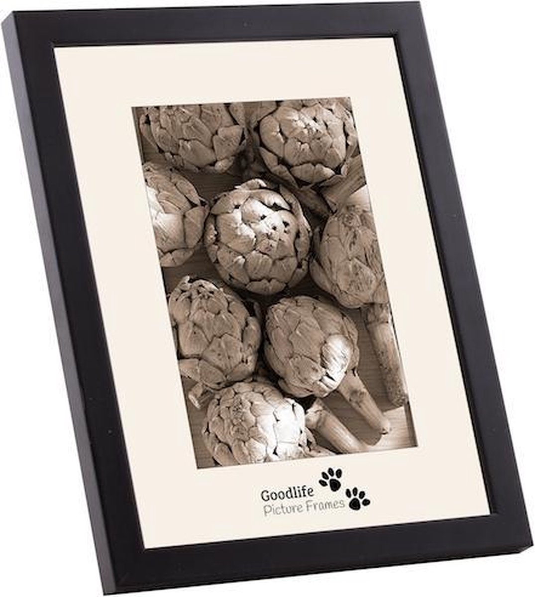 Fotolijst Anitra Zwart-10x15 Anti-reflectie glas