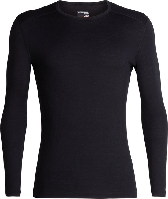 Mens 200 Oasis LS Crewe Black