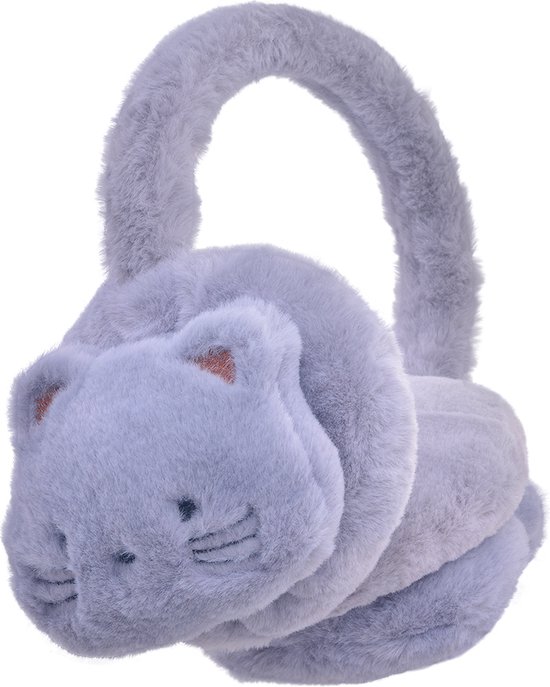 Melady Cache-oreilles pour enfants 13 cm Gris Polyester