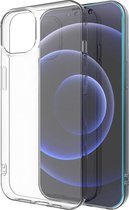 Shop4 - iPhone 13 mini Hoesje - Zachte Back Case TPU Siliconen Transparant