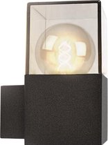 Olucia Sanel - Buiten wandlamp - Zwart - E27