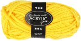 acrylgaren geel 35 m. 50 gram