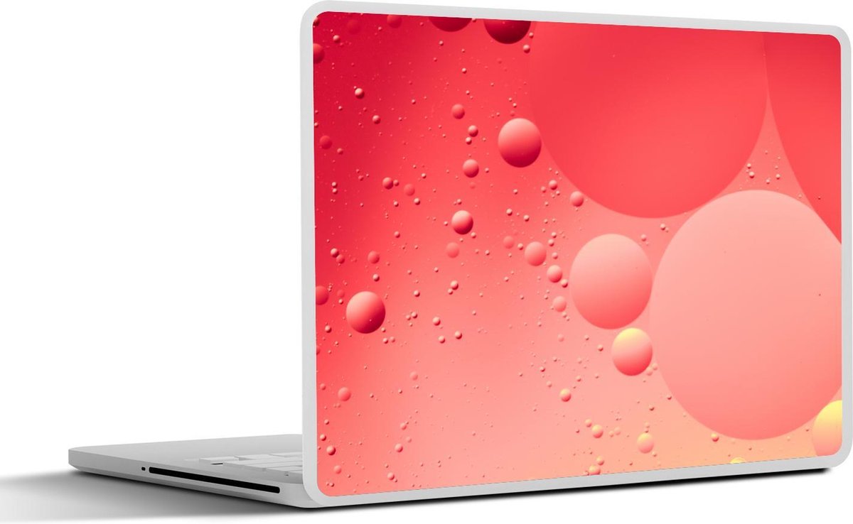 Afbeelding van product SleevesAndCases  Laptop sticker - 13.3 inch - Bellen - Roze - Water