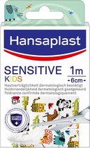 10x Hansaplast Sensitive Kids 1m x 6cm