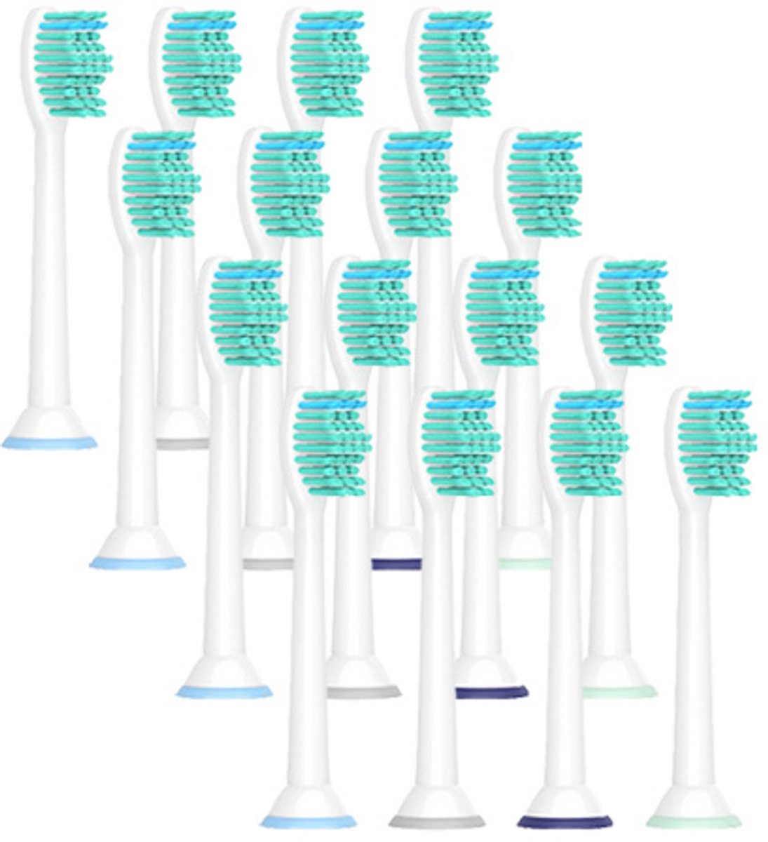 16 Opzetborstels geschikt voor Philips Sonicare