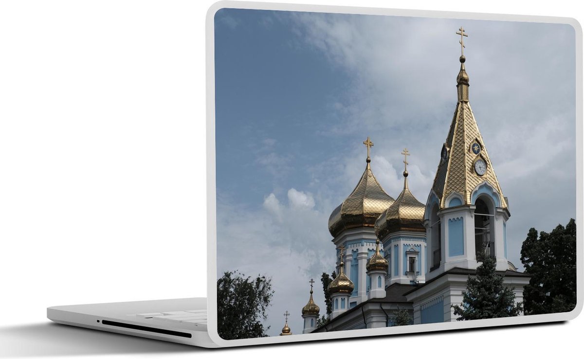 Afbeelding van product SleevesAndCases  Laptop sticker - 15.6 inch - Buitenkant van de bisschoppelijke kathedraal in Chisinau