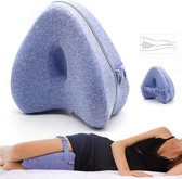 Kniekussen - Zinaps Kniebekkussen voor Side Sleepers, Memory Foam Knie Kussen, Foam Knielenkussen, Beenkussen, Ergonomische Zij Sleeper Kussen voor Benen Knie√´n Terug Ondersteuning, Verwijde