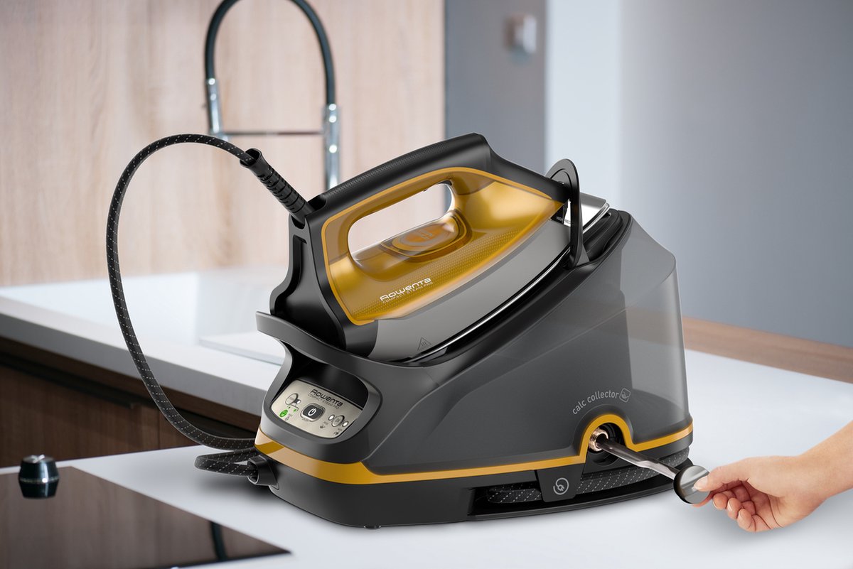 Rowenta DG7644 2200 W 1,1 l Microsteam 400 HD Laser-zoolplaat Zwart, Goud — afbeelding 5
