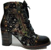Laura Vita Korte Laars Elea 07 SL18956-7G Zwart Combi