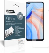 dipos I 2x Pantserfolie helder compatibel met Oppo Reno4 Z 5G Beschermfolie 9H screen-protector (expres kleiner dan het glas omdat het gebogen is)