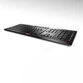 Cherry stream - toetsenbord - draadloos - 2.4 GHz - VS internationaal - CHERRY SX - zwart