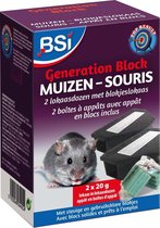 BSI - Generation Block - Muizengif - Raffenvergif - 2 lokaasdozen met 20 g lokaas