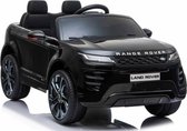 Range Rover Evoque Zwart - Bluetooth - FM Radio - Lederlook - Softstart | Elektrische Kinderauto | Met afstandsbediening | Kinderauto voor 1 tot 6 jaar