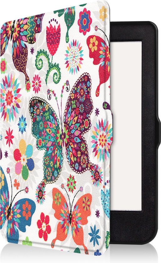 Hoesje Geschikt voor Kobo Nia Hoesje Luxe Bescherm Case - Hoes Geschikt voor Kobo Nia Hoes Book Cover - Vlinders van Hoesje  — afbeelding 3