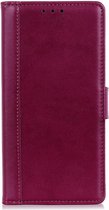 Shop4 - Nokia G20 Hoesje - Wallet Case Grain Rood