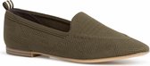 Tamaris Dames Instappers 1-1-24240-36 722 groen smal Maat: 39 EU