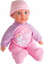 babypop Laura 30 cm meisjes roze/paars