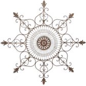Wanddecoratie - Gietijzeren Mandala - Modern & creatief - 93,5 cm hoog
