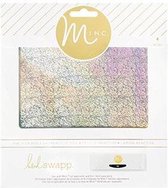 Heidi Swapp - Minc glitter sheets 6x8 Silver glitter