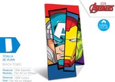 Marvel Avengers Strandlaken Faces 70 x 140 cm
