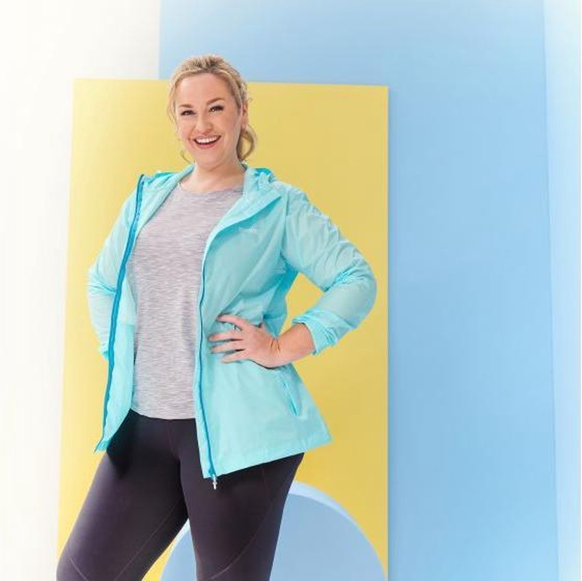 Regatta Pack-It III Waterdichte Opbergbare Jas Met Capuchon Voor Dames Aqua Blauw
