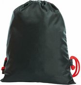 Drawstring Bag Flash (Zwart/Rood)