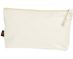 Zipper Bag Organic M (Natuur)