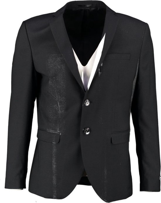 Veste super slim noire doublée premium Jack & Jones - taille plus petit - Taille 54