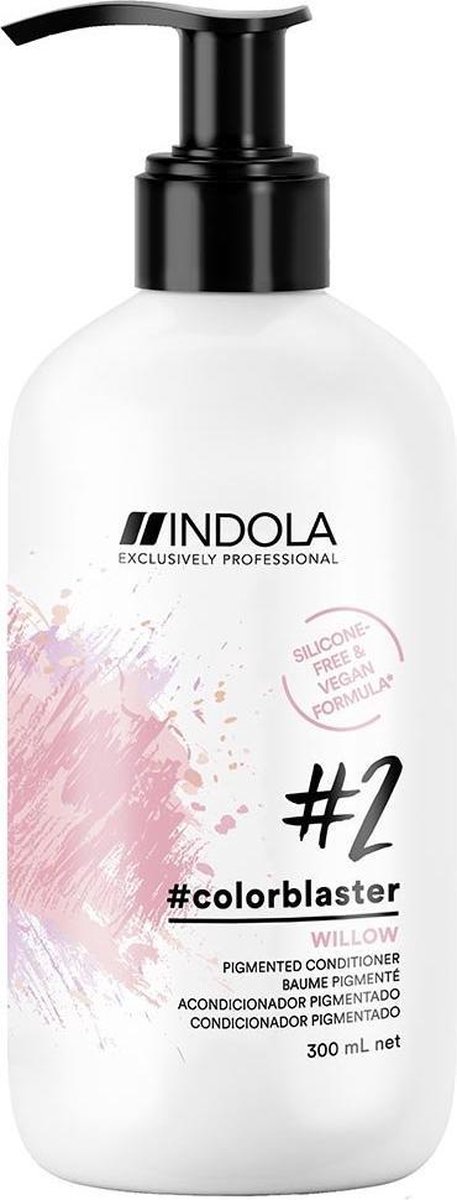 Indola Kleurconditioner Care & Styling Colorblaster Pigmented Conditioner Willow Lichtroze
