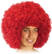 Carnival Toys Pruik Pop Wig Dames Synthetisch Rood One-size