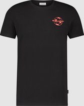 Ballin Amsterdam -  Heren Slim Fit   T-shirt  - Zwart - Maat S