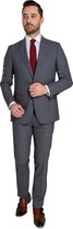 Suitable Prestige Kostuum Faux Ruiten Grijs - maat 50