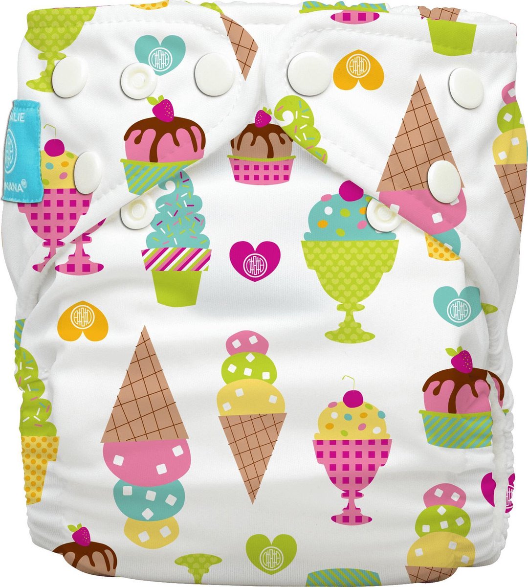 Goedkoopste Charlie Banana Gelato - Luier 2 Inserts - One Size - Hybride - AIO