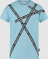 Ballin Amsterdam -  Jongens Regular Fit   T-shirt  - Blauw - Maat 152