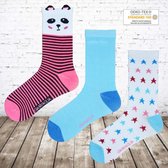 Meisjes sokken ster 12 paar voordeelpak -Gianvaglia-27-30-sokken