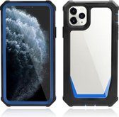 Stellar Space PC + TPU 360 graden all-inclusive schokbestendig hoesje voor iPhone 11 (zwart blauw)