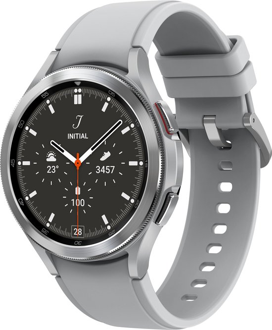 Samsung Galaxy Watch4 Classic - Smartwatch heren - 46mm - Silver