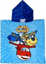 badponcho blauw junior 50 x 100 cm