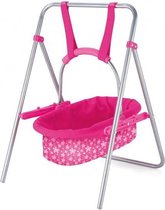 schommelbed Doll Swing meisjes roze 51 x 33 cm