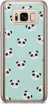 Samsung Galaxy S8 Plus siliconen hoesje - Panda print