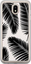 Samsung Galaxy J5 2017 siliconen hoesje - Palm leaves silhouette