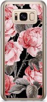 Samsung Galaxy S8 Plus siliconen hoesje - Moody florals